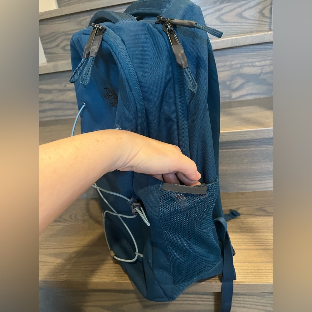 The North Face Jester Backpack in Teal Blue Color - Picture 5 of 12